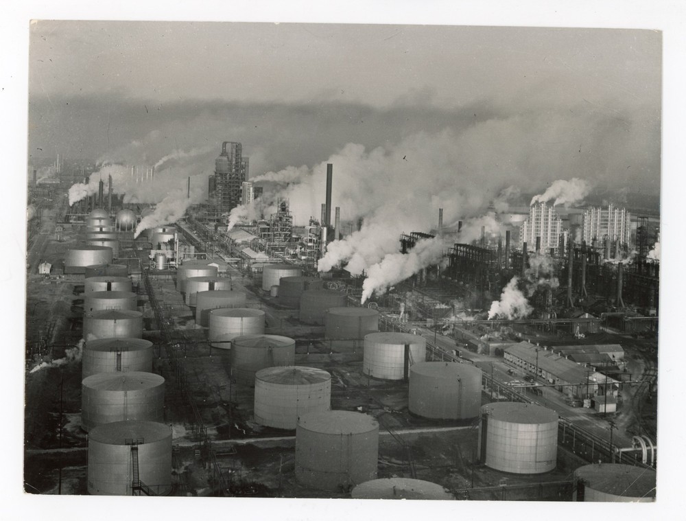 Original Harold Corsini Photo Humble Oil and Refining Company Baytown Texas