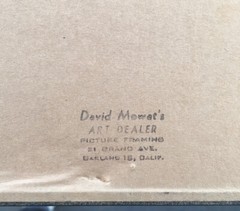 SIGNED ca.1960 Portrait Photo of Beloved Artist MAURICE LOGAN, Painter Died 1977