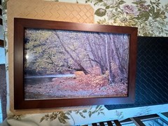Colorful Fall Landscape Photograph Framed 19″ x 13″ by Hal Mitcheltree